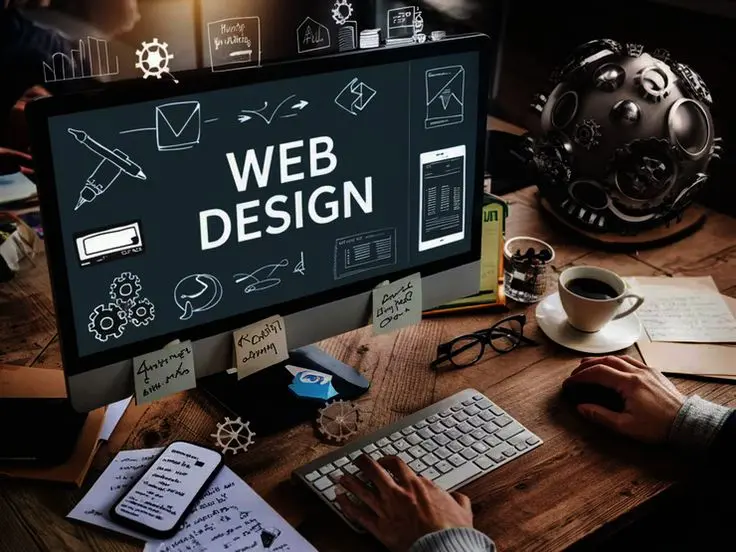 Web Development illustration for creating responsive and user-friendly websites